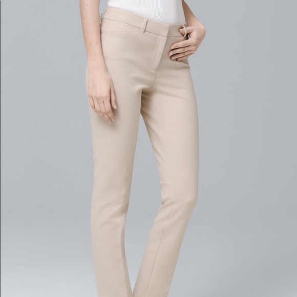 White House Black Market Pants - WHBM Slim Ankle Khaki Pants 8R Cropped